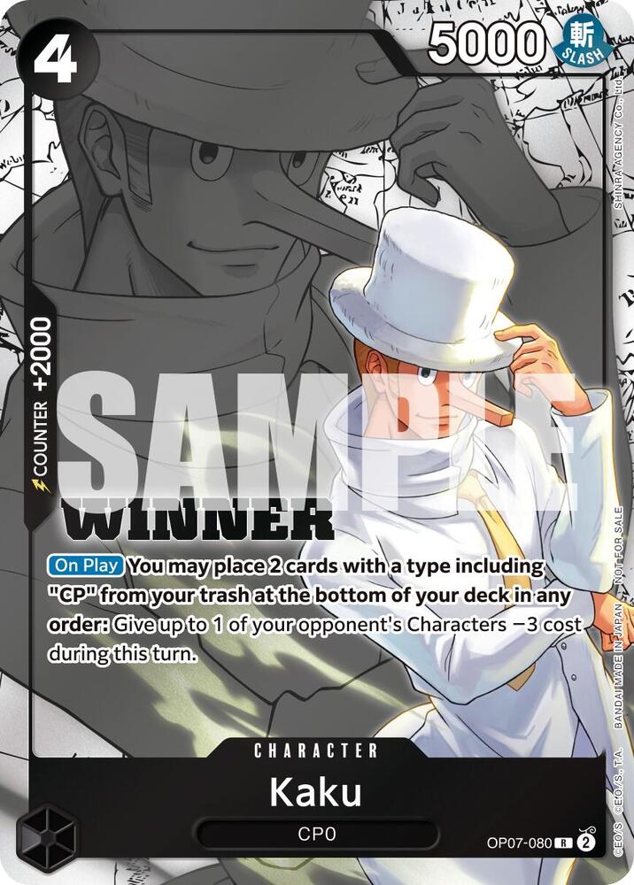 Kaku (Winner Pack 2025 Vol. 1) (OP07-080) [One Piece Promotion Cards] | Jack's On Queen
