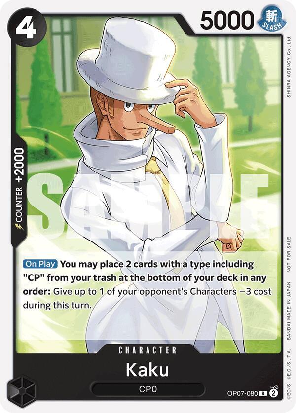 Kaku (Tournament Pack 2025 Vol. 1) (OP07-080) [One Piece Promotion Cards] | Jack's On Queen