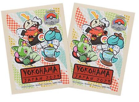 Card Sleeves - Sprigatito, Fuecoco, and Quaxly (WCS2023) (64-Pack) (Pokemon Center Japan Exclusive) | Jack's On Queen