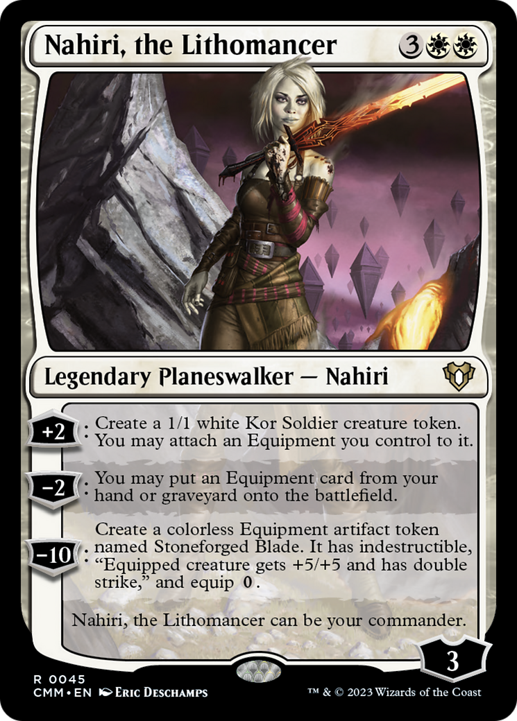 Nahiri, the Lithomancer [Commander Masters] | Jack's On Queen