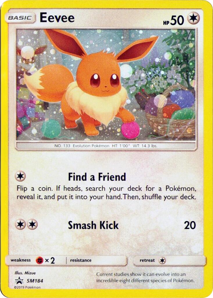 Eevee (SM184) (Cosmos Holo) [Sword & Shield: Black Star Promos] | Jack's On Queen