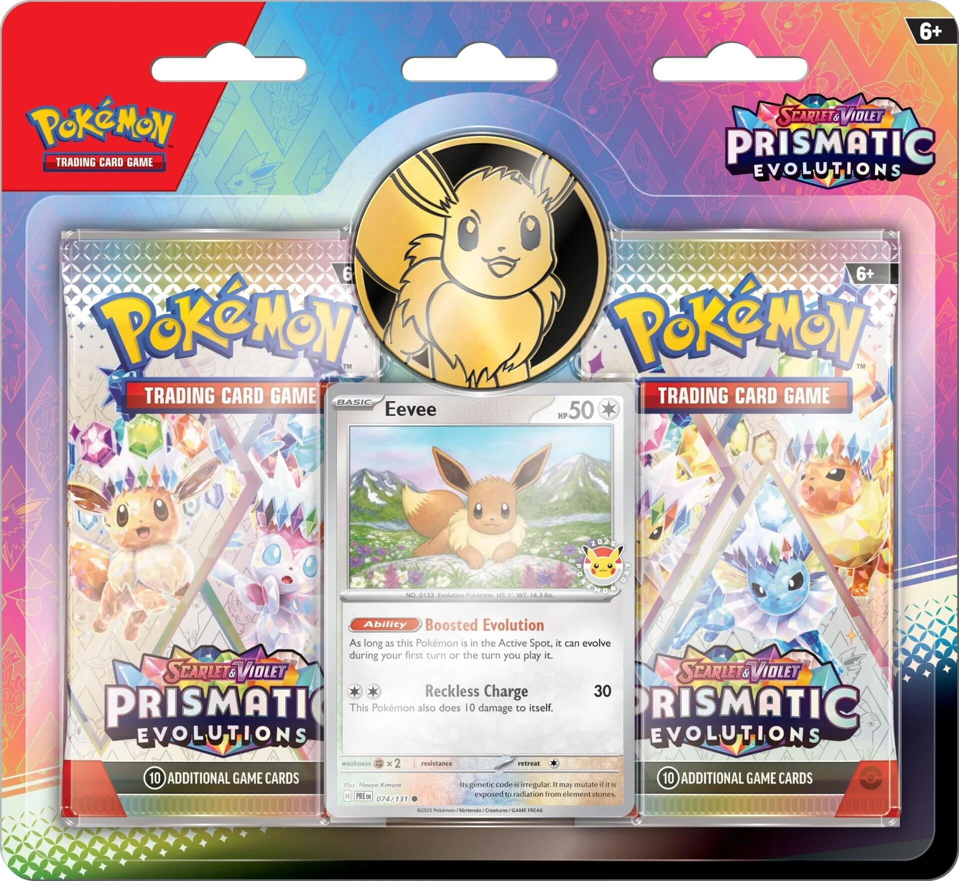 Scarlet & Violet: Prismatic Evolutions 2-Pack Blister (Eevee) | Jack's On Queen