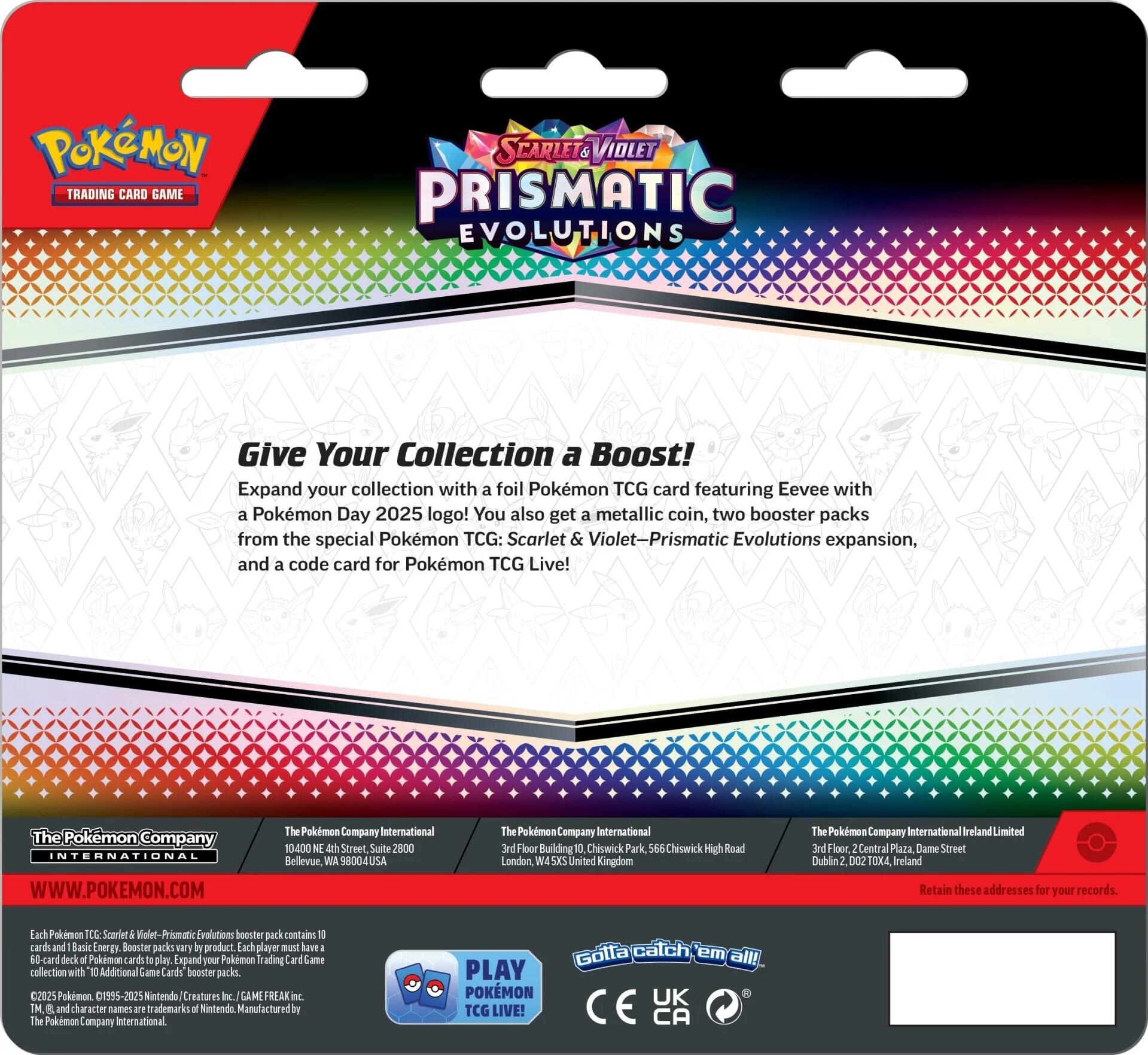 Scarlet & Violet: Prismatic Evolutions 2-Pack Blister (Eevee) | Jack's On Queen