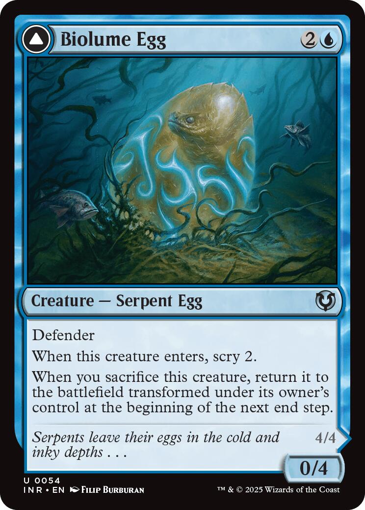 Biolume Egg // Biolume Serpent [Innistrad Remastered] | Jack's On Queen