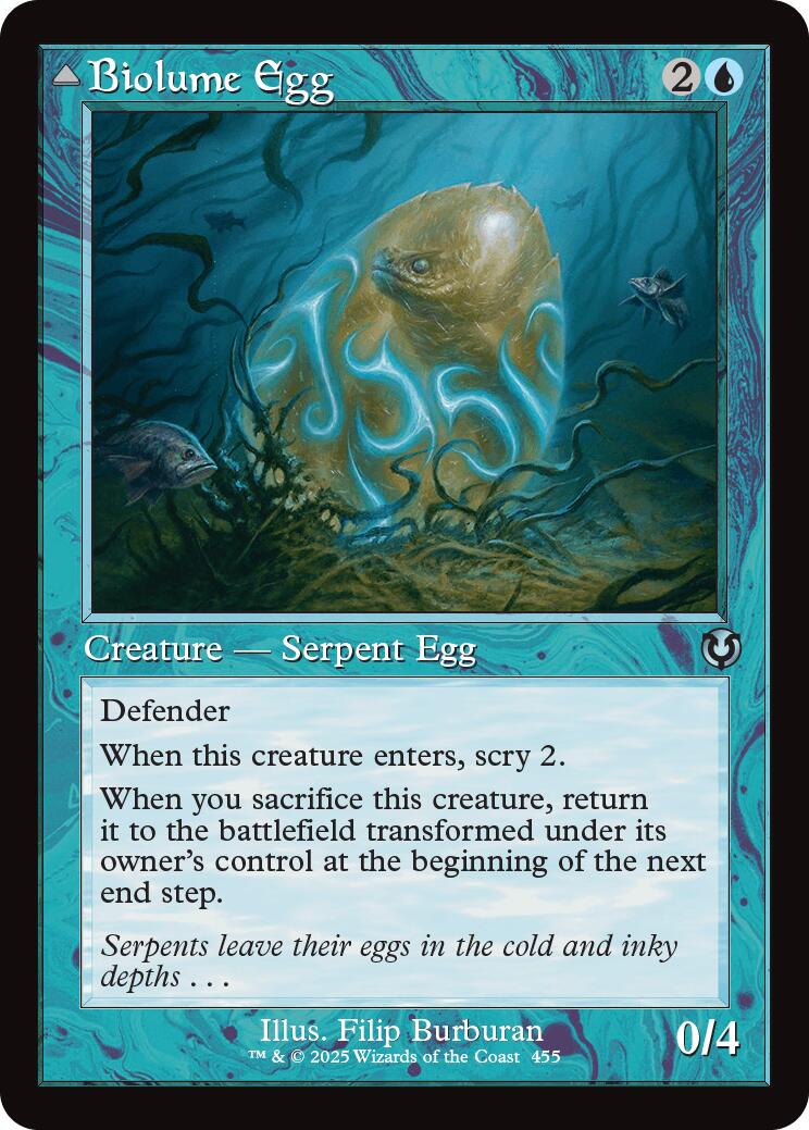 Biolume Egg // Biolume Serpent (Retro Frame) [Innistrad Remastered] | Jack's On Queen