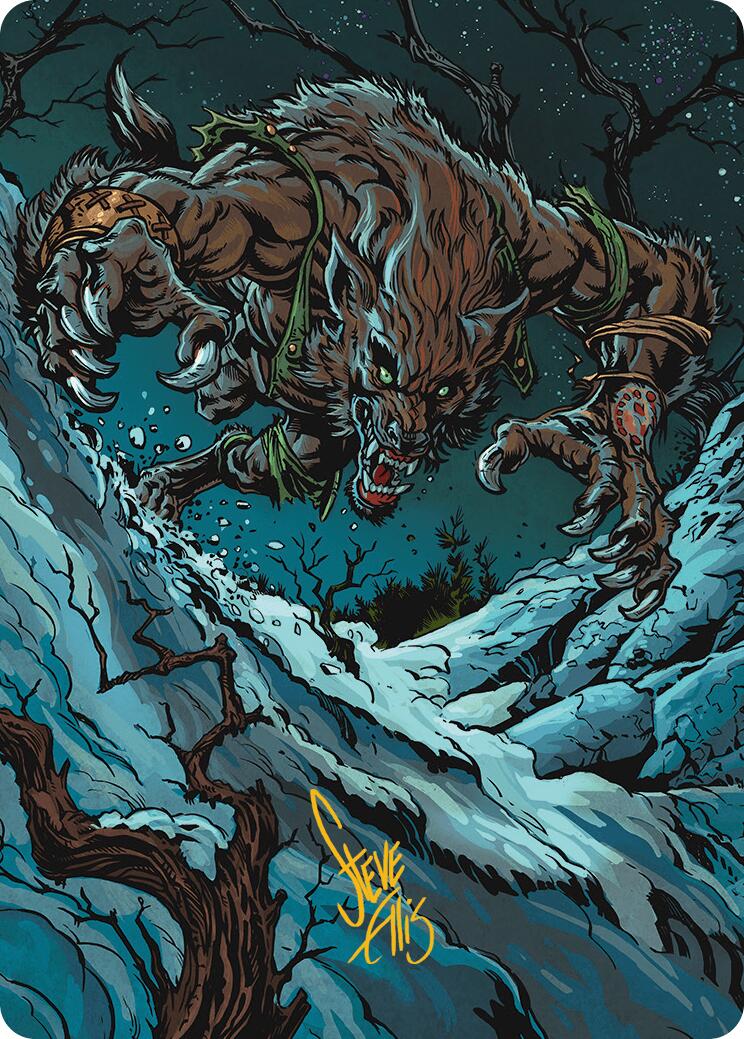 Ravager of the Fells Art Card (Gold-Stamped Signature) [Innistrad Remastered Art Series] | Jack's On Queen