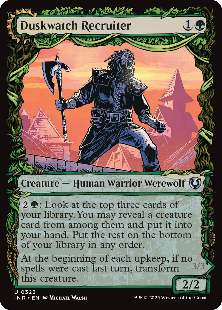 Duskwatch Recruiter // Krallenhorde Howler (Showcase) [Innistrad Remastered] | Jack's On Queen