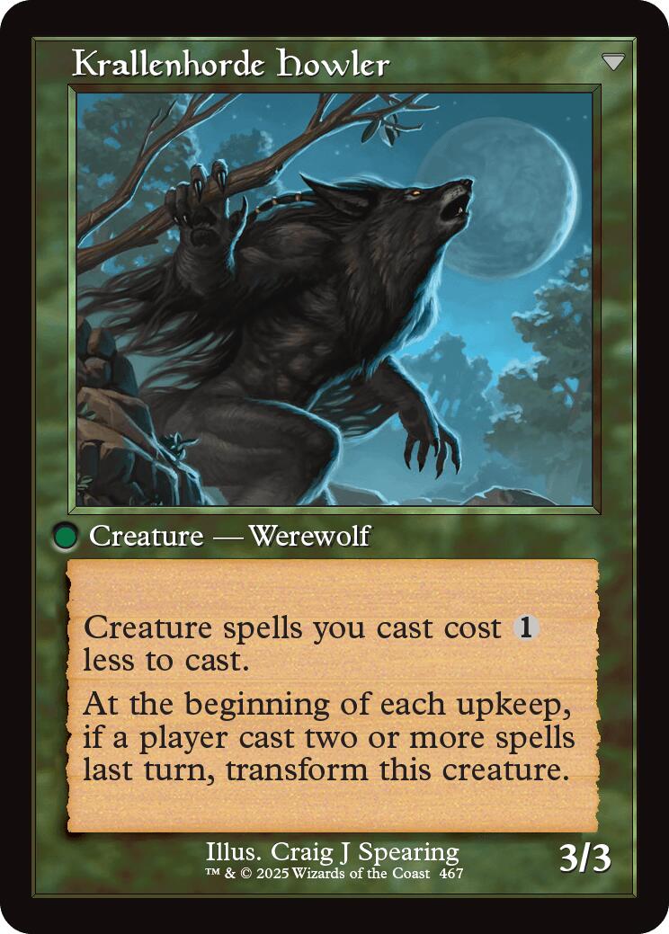Duskwatch Recruiter // Krallenhorde Howler (Retro Frame) [Innistrad Remastered] | Jack's On Queen