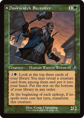 Duskwatch Recruiter // Krallenhorde Howler (Retro Frame) [Innistrad Remastered] | Jack's On Queen