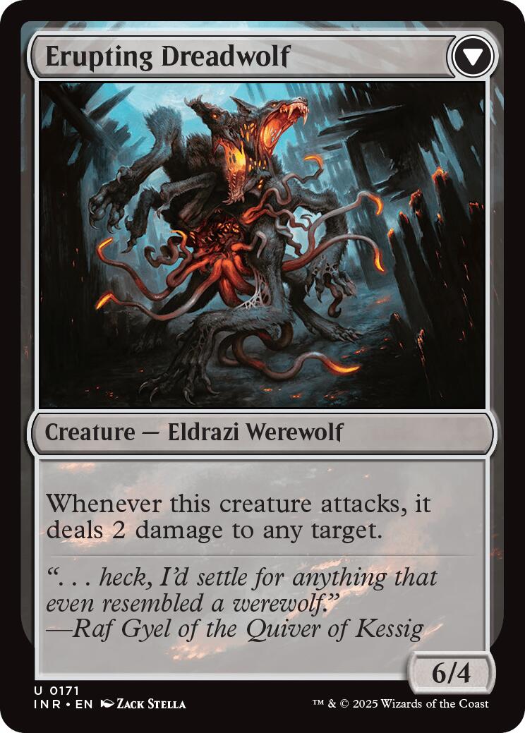 Smoldering Werewolf // Erupting Dreadwolf [Innistrad Remastered] | Jack's On Queen