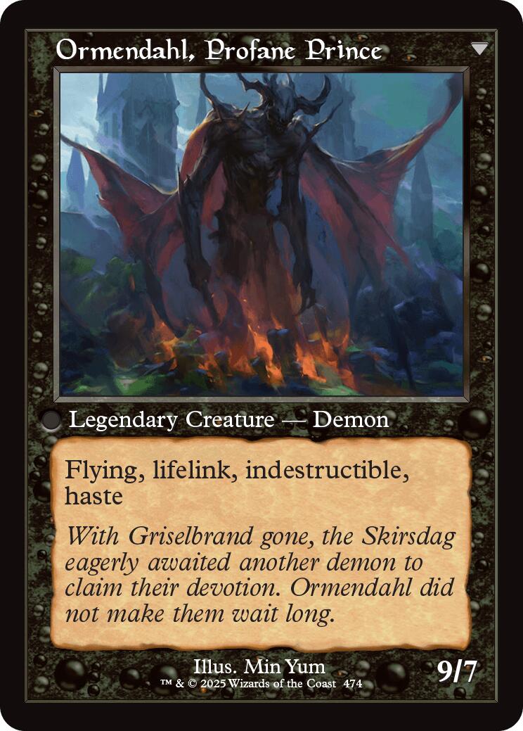 Westvale Abbey // Ormendahl, Profane Prince (Retro Frame) [Innistrad Remastered] | Jack's On Queen