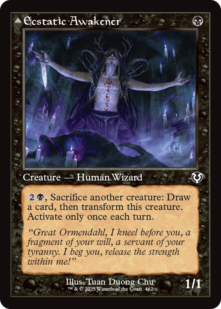 Ecstatic Awakener // Awoken Demon (Retro Frame) [Innistrad Remastered] | Jack's On Queen