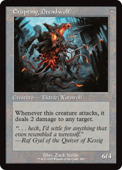 Smoldering Werewolf // Erupting Dreadwolf (Retro Frame) [Innistrad Remastered] | Jack's On Queen