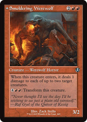 Smoldering Werewolf // Erupting Dreadwolf (Retro Frame) [Innistrad Remastered] | Jack's On Queen