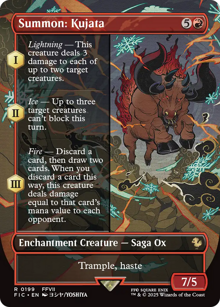 Summon: Kujata (Borderless) [FINAL FANTASY Commander] | Jack's On Queen