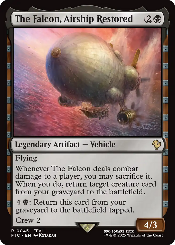 The Falcon, Airship Restored [FINAL FANTASY Commander] | Jack's On Queen