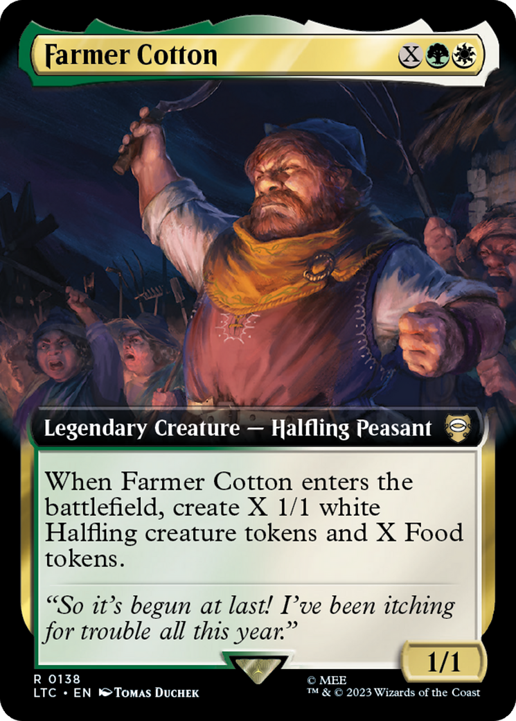 Farmer Cotton (Extended Art) [The Lord of the Rings: Tales of Middle-Earth Commander] | Jack's On Queen