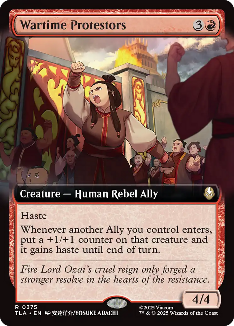 Wartime Protestors (Extended Art) [Avatar: The Last Airbender] | Jack's On Queen