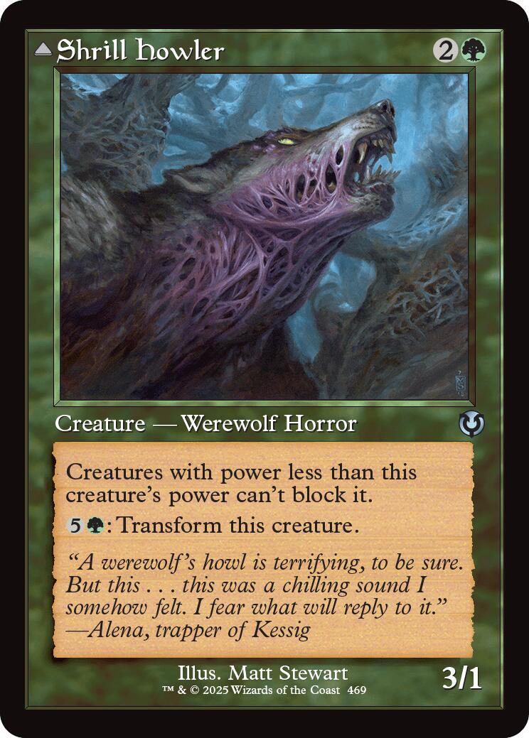 Shrill Howler // Howling Chorus (Retro Frame) [Innistrad Remastered] | Jack's On Queen