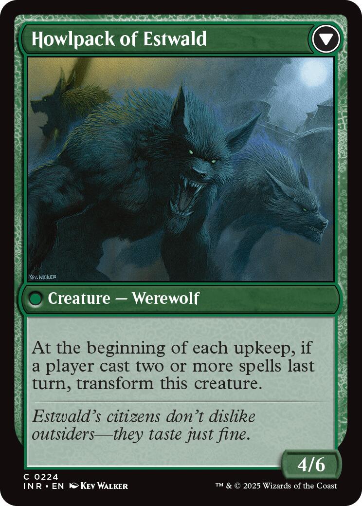 Villagers of Estwald // Howlpack of Estwald [Innistrad Remastered] | Jack's On Queen