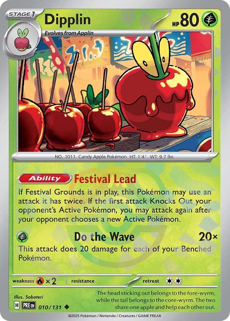 Dipplin (010/131) (Master Ball Pattern) [Scarlet & Violet: Prismatic Evolutions] | Jack's On Queen