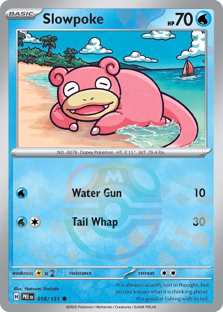 Slowpoke (018/131) (Master Ball Pattern) [Scarlet & Violet: Prismatic Evolutions] | Jack's On Queen