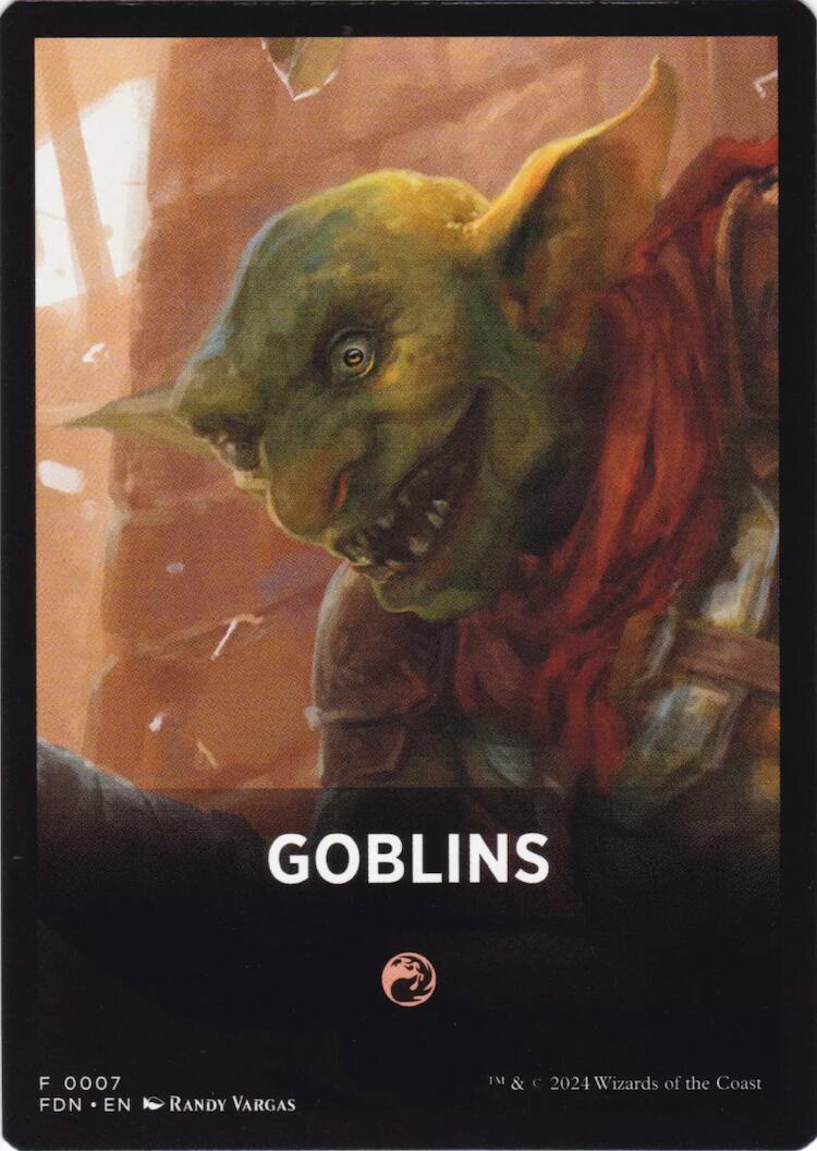 Goblins Theme Card [Foundations Tokens] | Jack's On Queen
