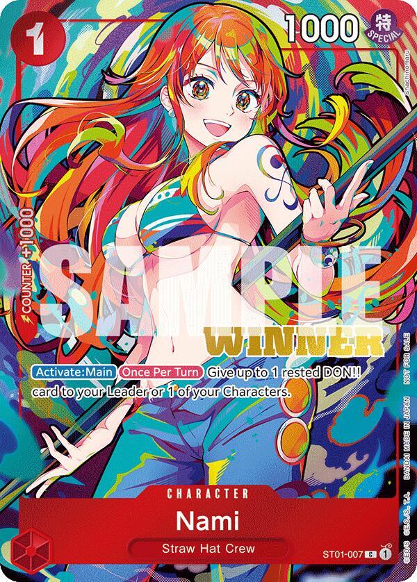 Nami (2025 New Year Event Winner) (ST01-007) [One Piece Promotion Cards] | Jack's On Queen