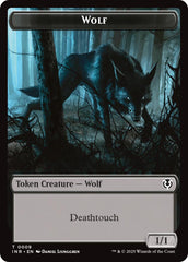 Wolf (0009) // Wolf (0018) Double-Sided Token [Innistrad Remastered Tokens] | Jack's On Queen