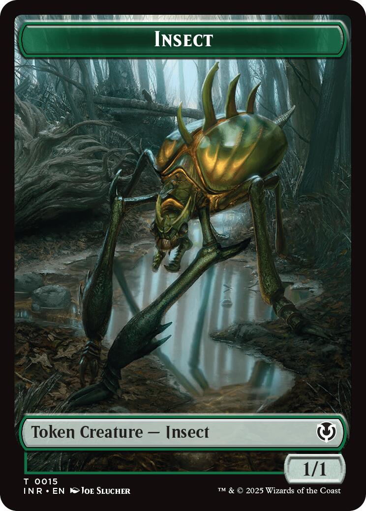 Insect // Spider Double-Sided Token [Innistrad Remastered Tokens] | Jack's On Queen