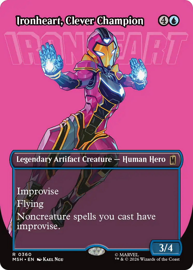 Ironheart, Clever Champion (Borderless) [Marvel Super Heroes] | Jack's On Queen