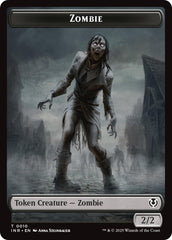 Zombie (0010) // Blood Double-Sided Token [Innistrad Remastered Tokens] | Jack's On Queen