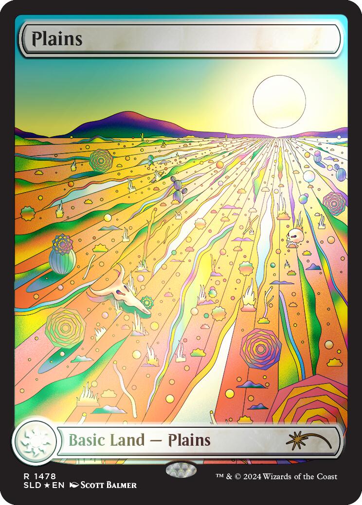 Plains (1478) (Rainbow Foil) [Secret Lair Drop Series] | Jack's On Queen