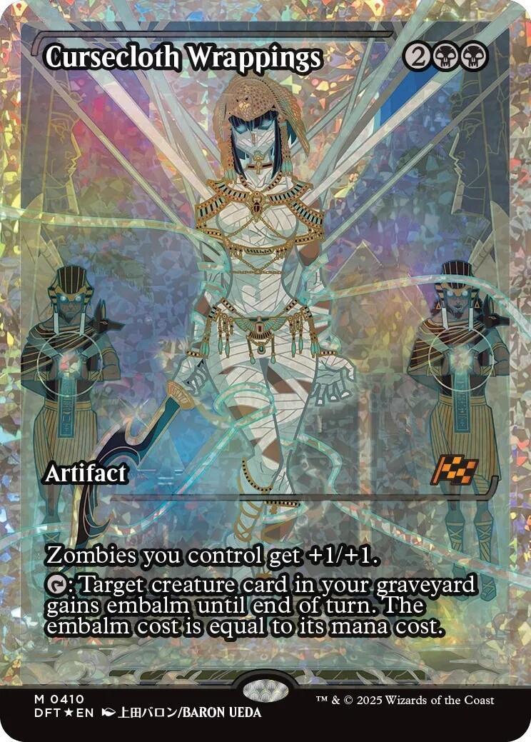 Cursecloth Wrappings (Showcase Fracture Foil) (Japanese) [Aetherdrift] | Jack's On Queen