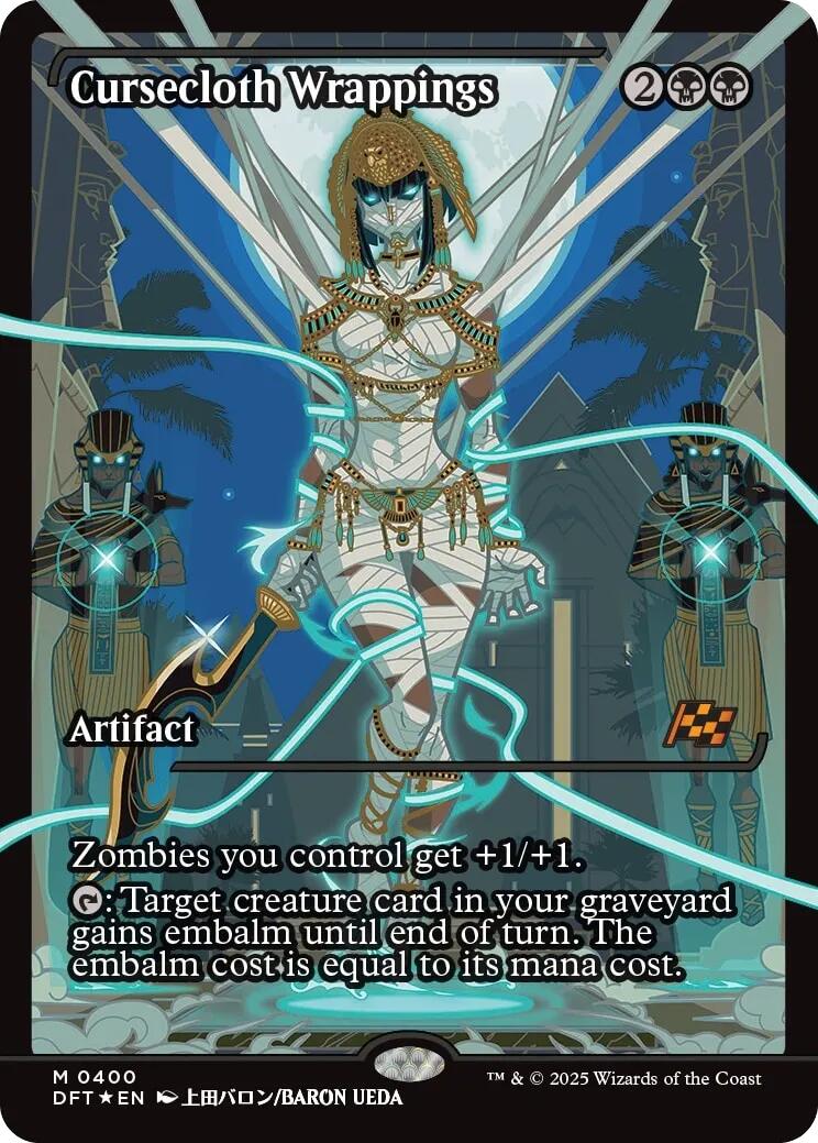 Cursecloth Wrappings (Showcase) (Japanese) [Aetherdrift] | Jack's On Queen