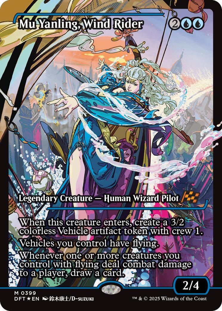 Mu Yanling, Wind Rider (Showcase) (Japanese) [Aetherdrift] | Jack's On Queen