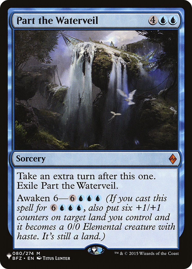 Part the Waterveil [The List Reprints] | Jack's On Queen