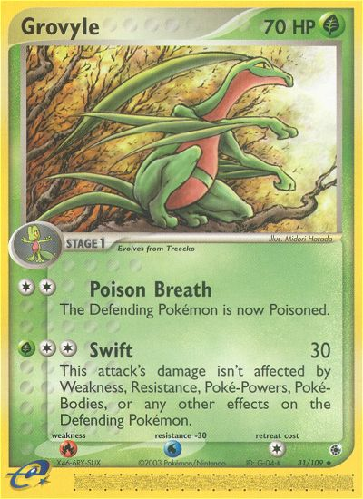 Grovyle (31/109) [EX: Ruby & Sapphire] | Jack's On Queen