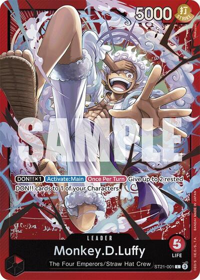 Monkey.D.Luffy (001) (ST21-001) [Starter Deck EX: Gear 5] | Jack's On Queen