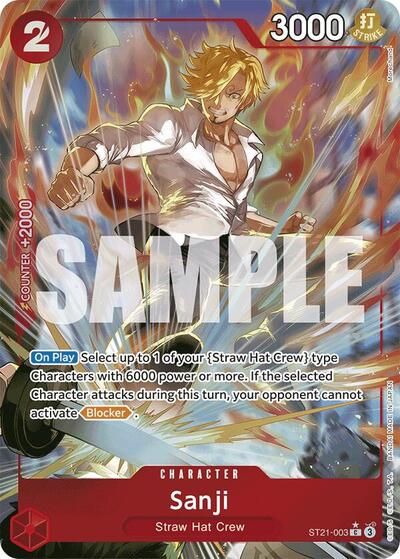 Sanji (Parallel) (ST21-003) [Starter Deck EX: Gear 5] | Jack's On Queen