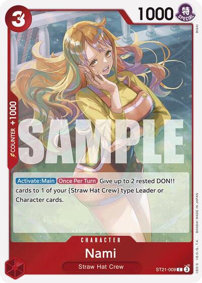 Nami (ST21-009) [Starter Deck EX: Gear 5] | Jack's On Queen