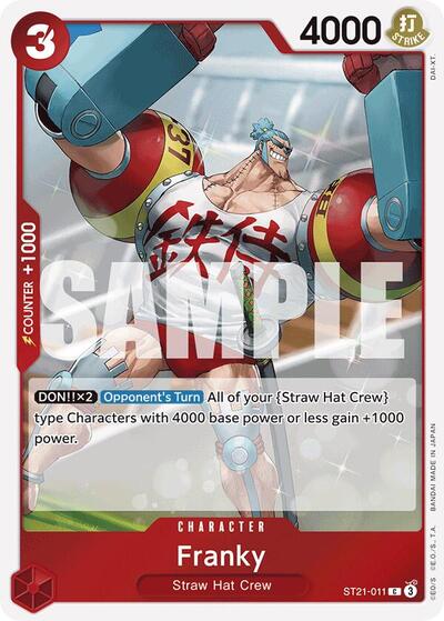 Franky (ST21-011) [Starter Deck EX: Gear 5] | Jack's On Queen