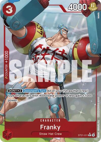 Franky (Parallel) (ST21-011) [Starter Deck EX: Gear 5] | Jack's On Queen