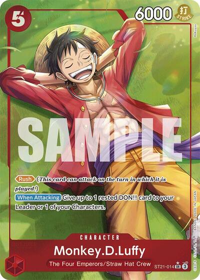 Monkey.D.Luffy (014) (Parallel) (ST21-014) [Starter Deck EX: Gear 5] | Jack's On Queen