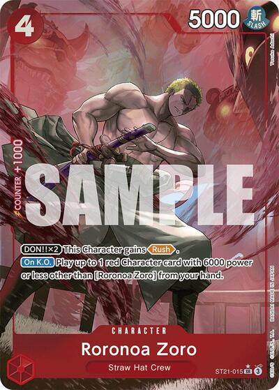 Roronoa Zoro (Parallel) (ST21-015) [Starter Deck EX: Gear 5] | Jack's On Queen