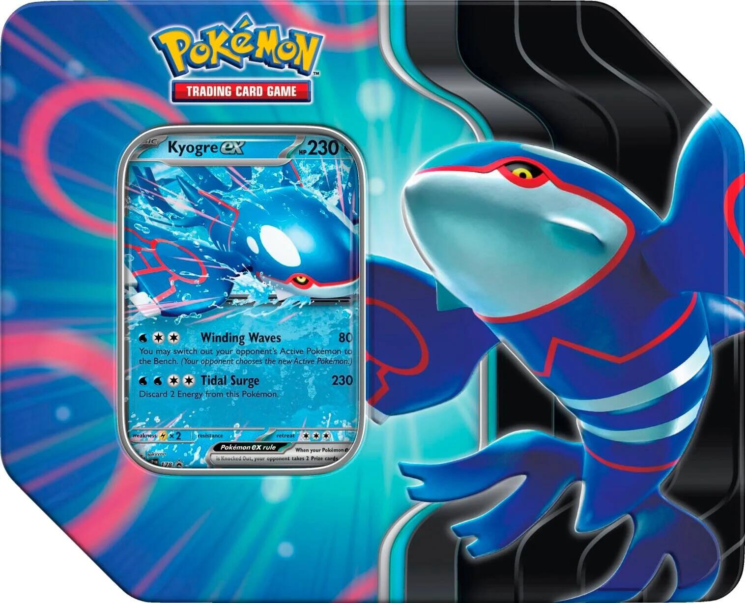 Azure Legends Tin (Kyogre ex) | Jack's On Queen