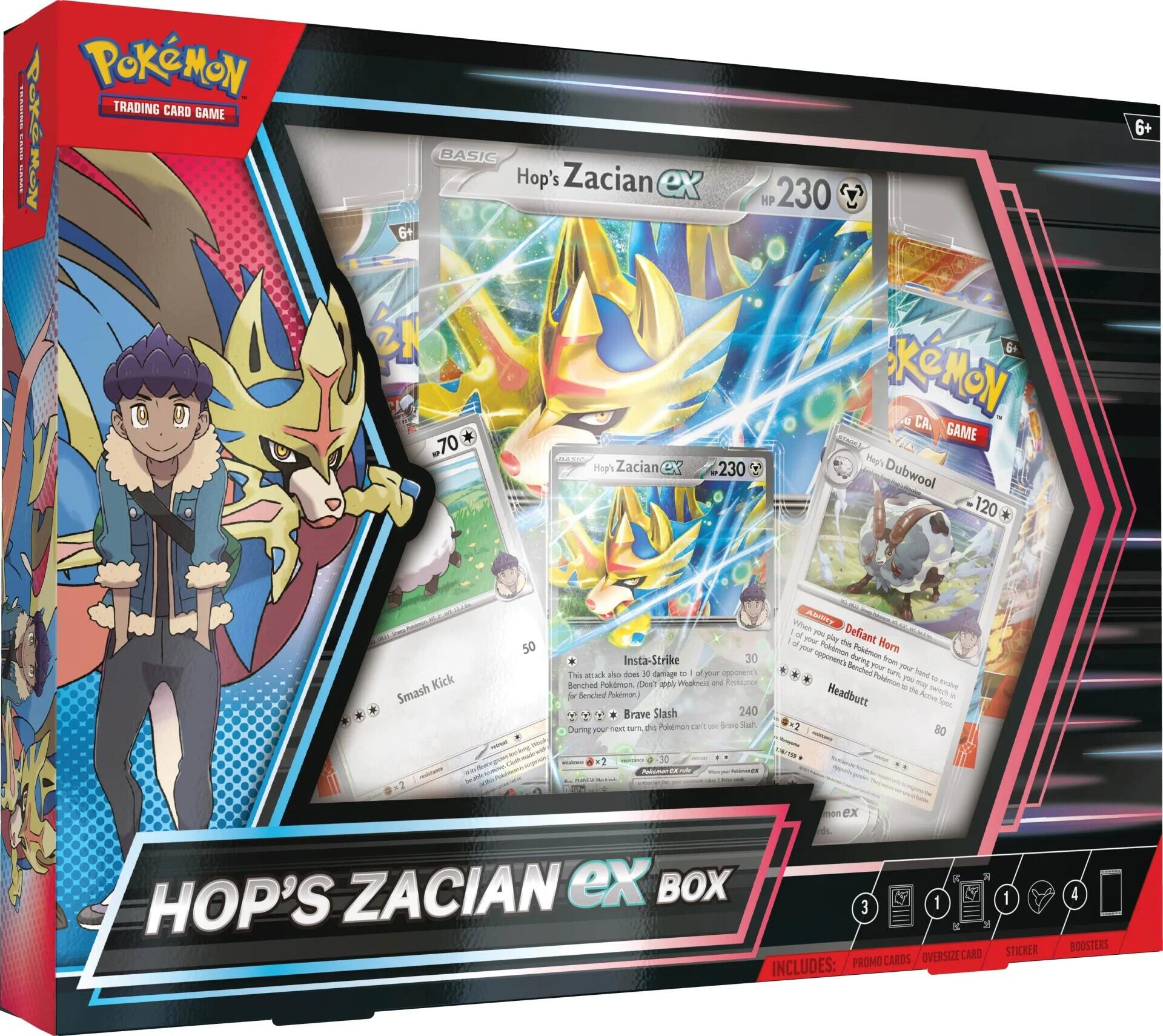 Hop's Zacian ex Box | Jack's On Queen