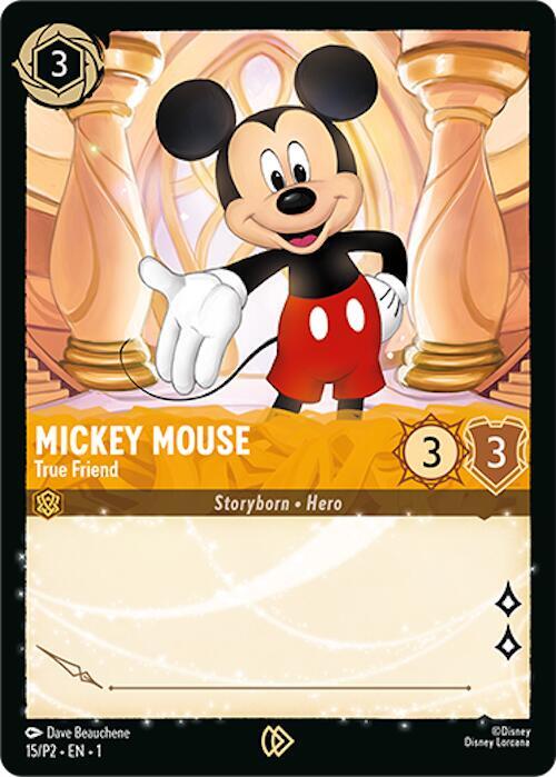 Mickey Mouse - True Friend (15) [Disney Lorcana Promo Cards] | Jack's On Queen