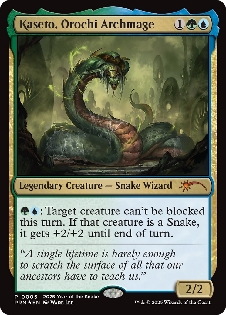 Kaseto, Orochi Archmage (Year of the Snake 2025) [Standard Showdown Promos] | Jack's On Queen