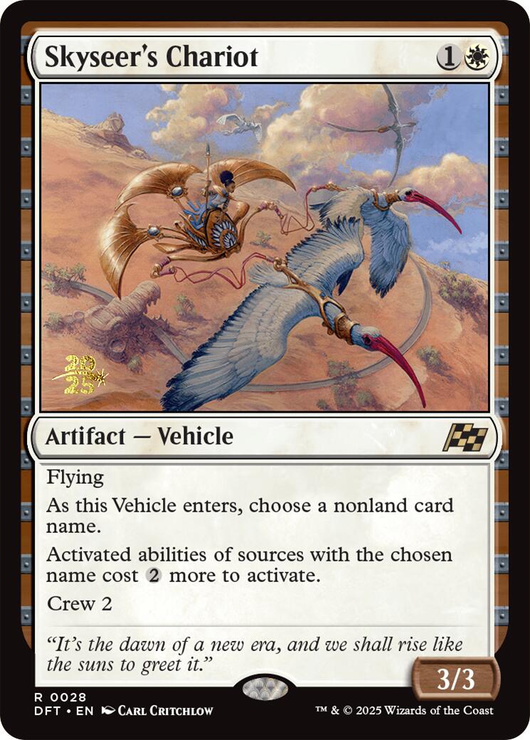 Skyseer's Chariot [Aetherdrift Prerelease Promos] | Jack's On Queen